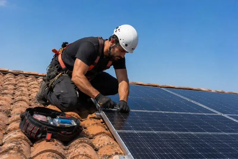 Maintenance et monitoring de panneaux solaires à Saint-Denis